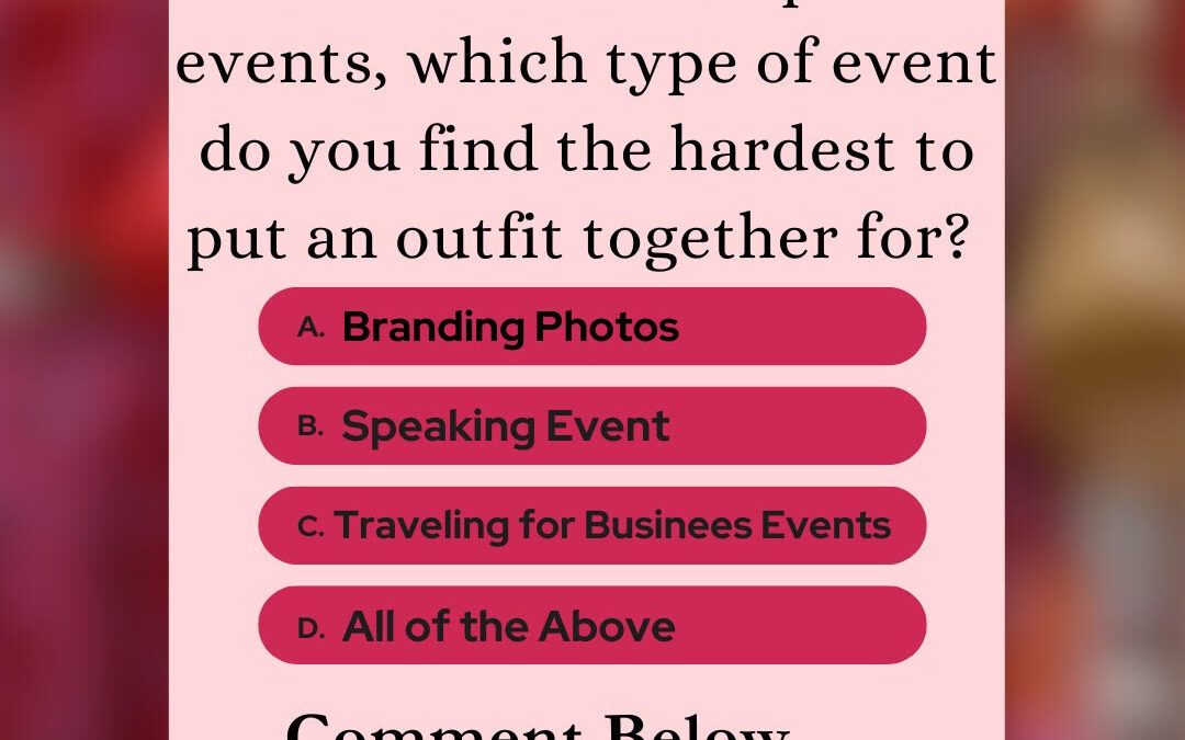 When it comes to special events, which type of event do you find hardest to put together an outfit for?