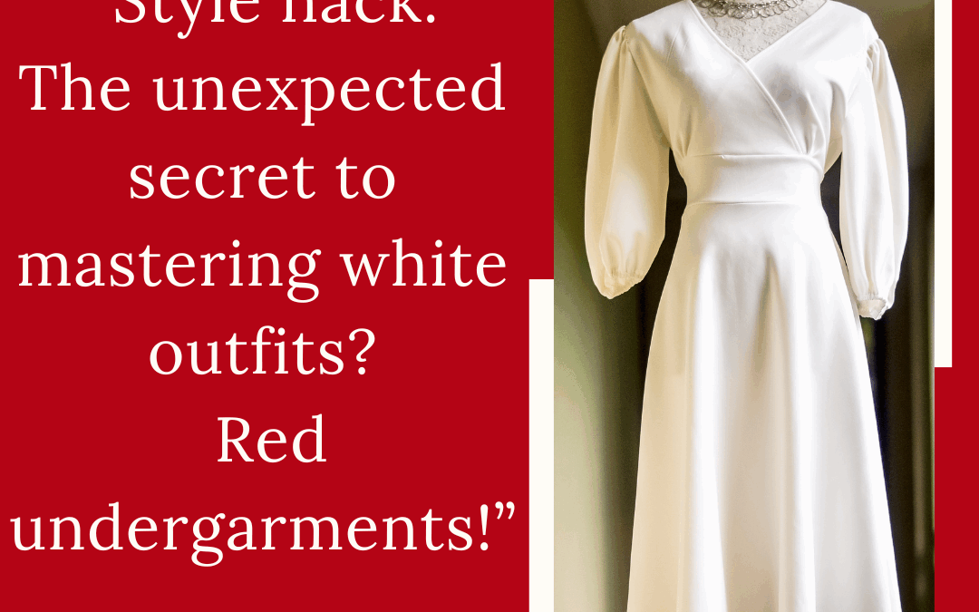 What is the best color to wear under white?