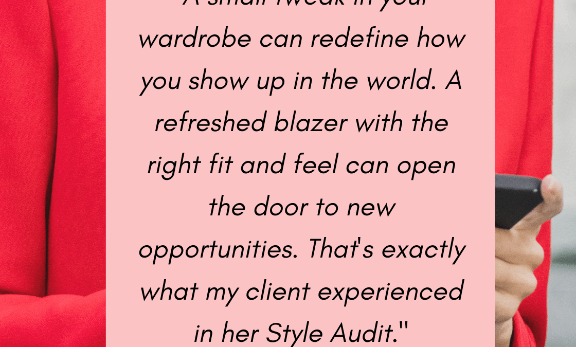 A Blazer Refresh = New Job!